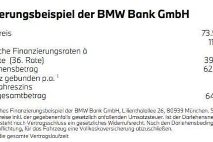 BMW iX 18.600 km 73.900 &euro; Deuerling 93180