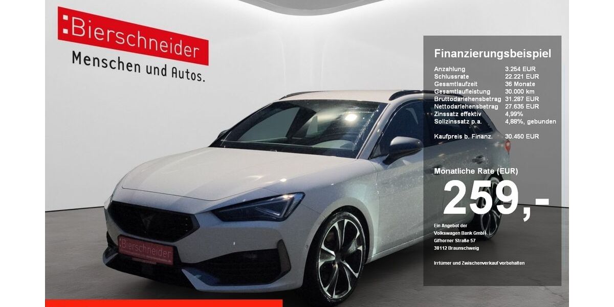 Cupra Leon 55.945 km 30.450 &euro; Regensburg 93055