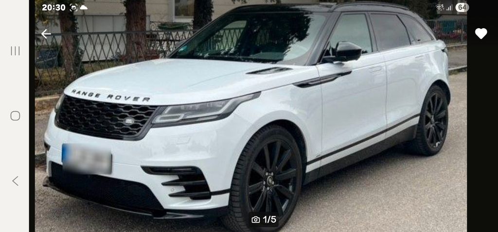 Land Rover Range Rover Velar 137.000 km 29.400 &euro; Geiselhöring 94333