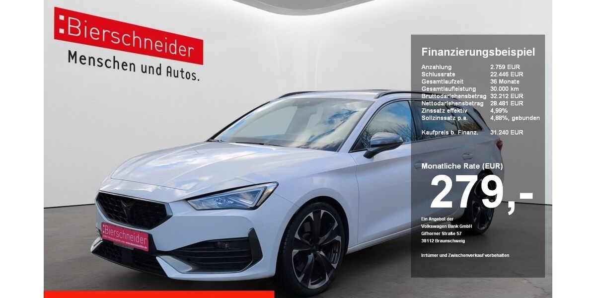 Cupra Leon 27.535 km 30.890 &euro; Regensburg 93055