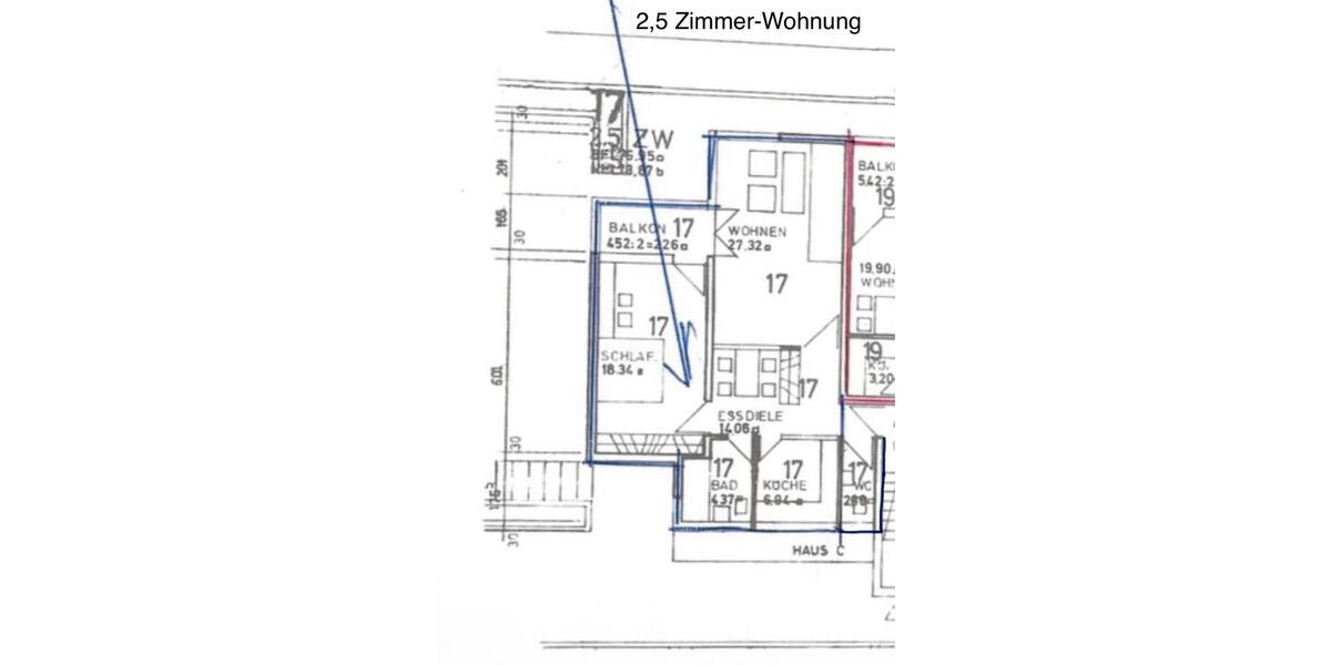 Etagenwohnung Regensburg Brandlberg - 2.5 Zimmer, 73 m&sup2;, 379.000&euro; | Angebot:26802961