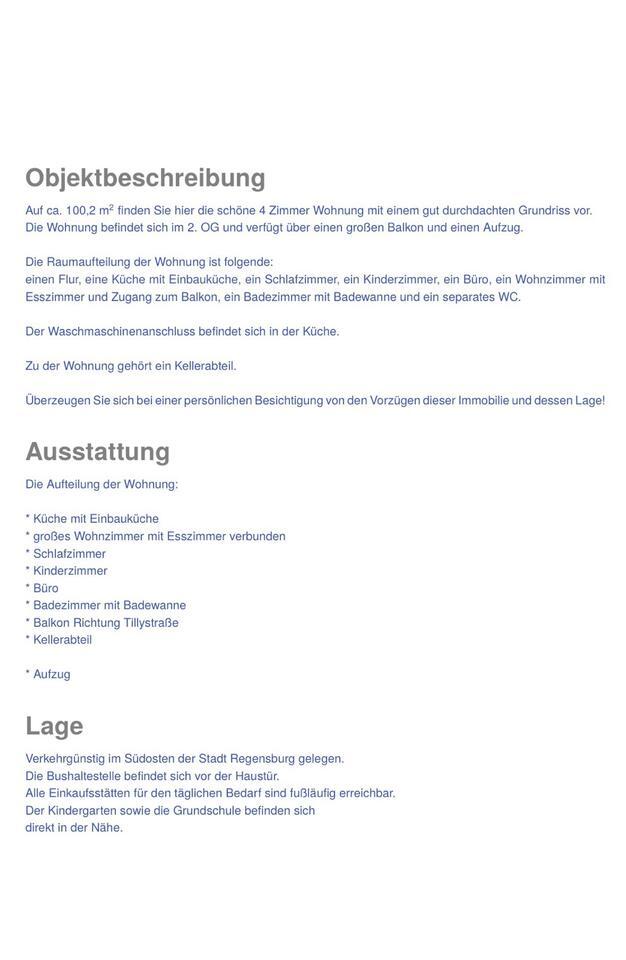 Rgbg Osten - 4 Zimmer Wohnung mit Balkon und Aufzug