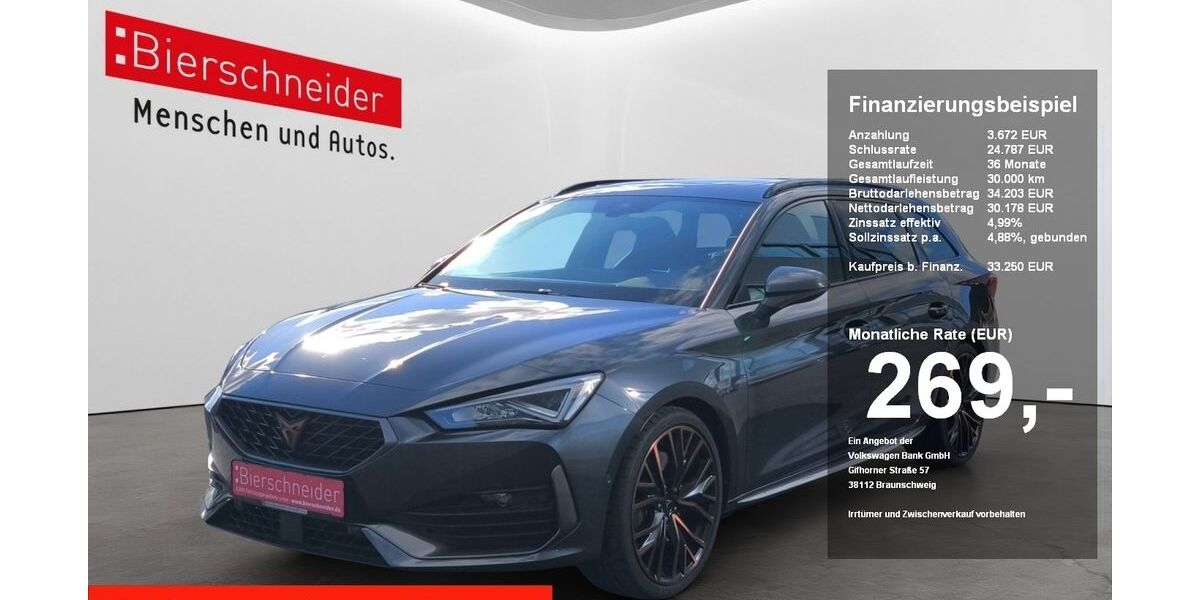 Cupra Leon 28.165 km 33.250 &euro; Regensburg 93055