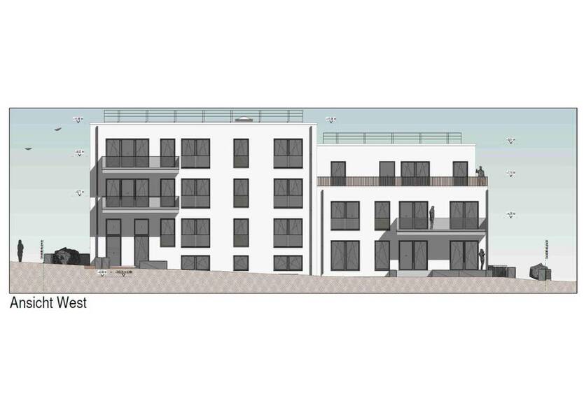 Einziehen und Aufleben - Exklusive Wohnung 3 Zimmer Wohnung mit Einbauküche und Balkon und Gartenanteil am Hochweg