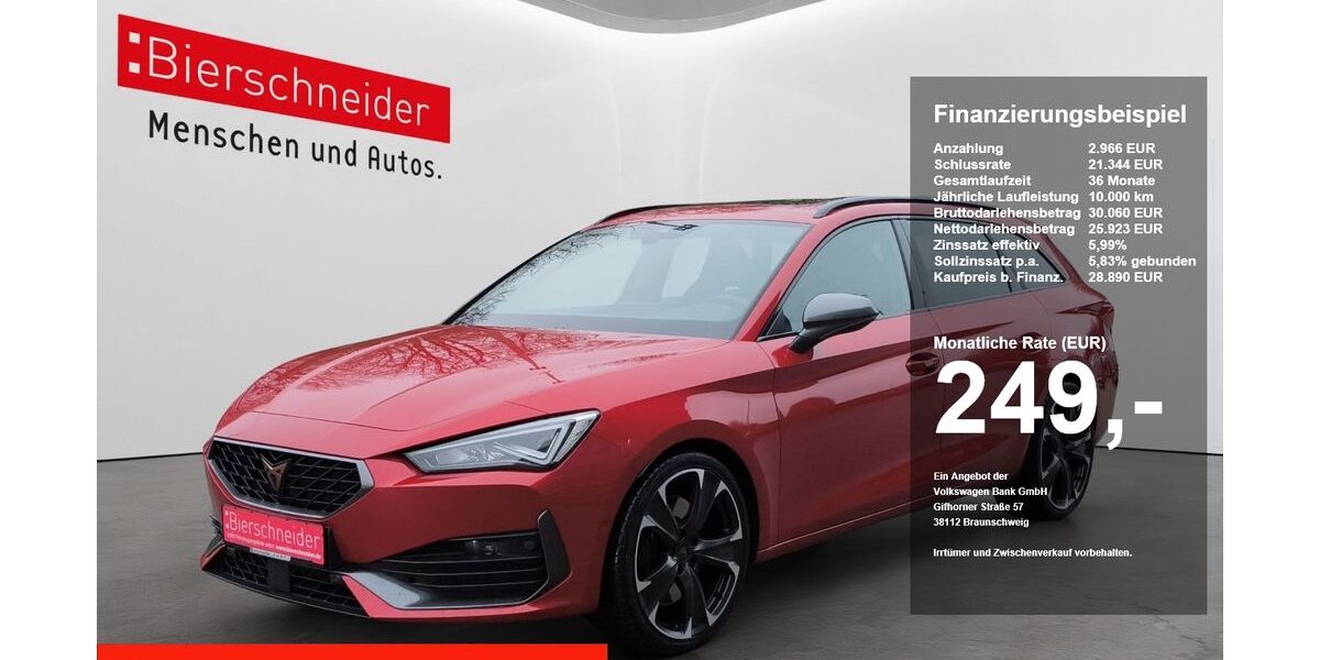 Cupra Leon 39.930 km 28.890 &euro; Regensburg 93055