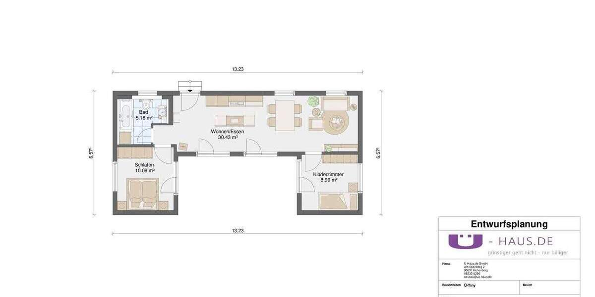 Bungalow Regensburg Innenstadt - 3 Zimmer, 54 m&sup2;, 220.000&euro; | Angebot:25725923
