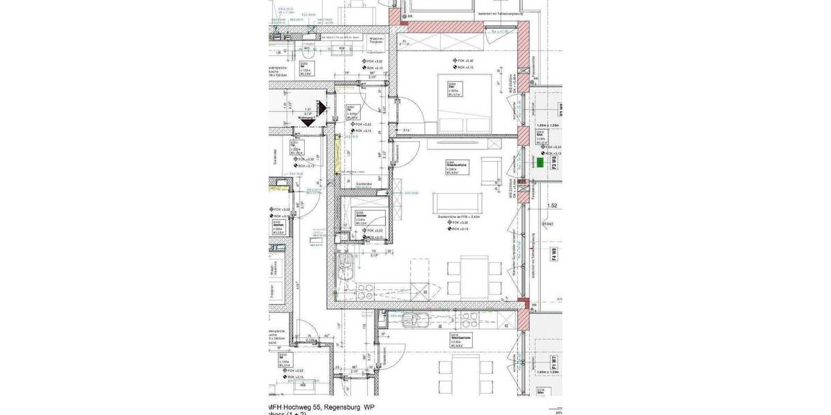 Etagenwohnung Regensburg Westenviertel - 2 Zimmer, 59 m&sup2;, 1.150&euro; | Angebot:26202181