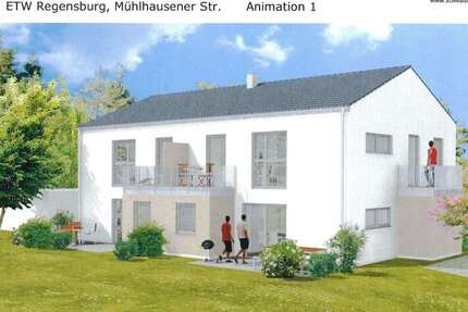 Wohnung Regensburg Wutzlhofen - 2 Zimmer, 58 m&sup2;, 899&euro; | Angebot:25594105