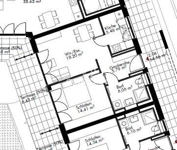 Etagenwohnung Teublitz - 2 Zimmer, 54 m&sup2;, 570&euro; | Angebot:26554533