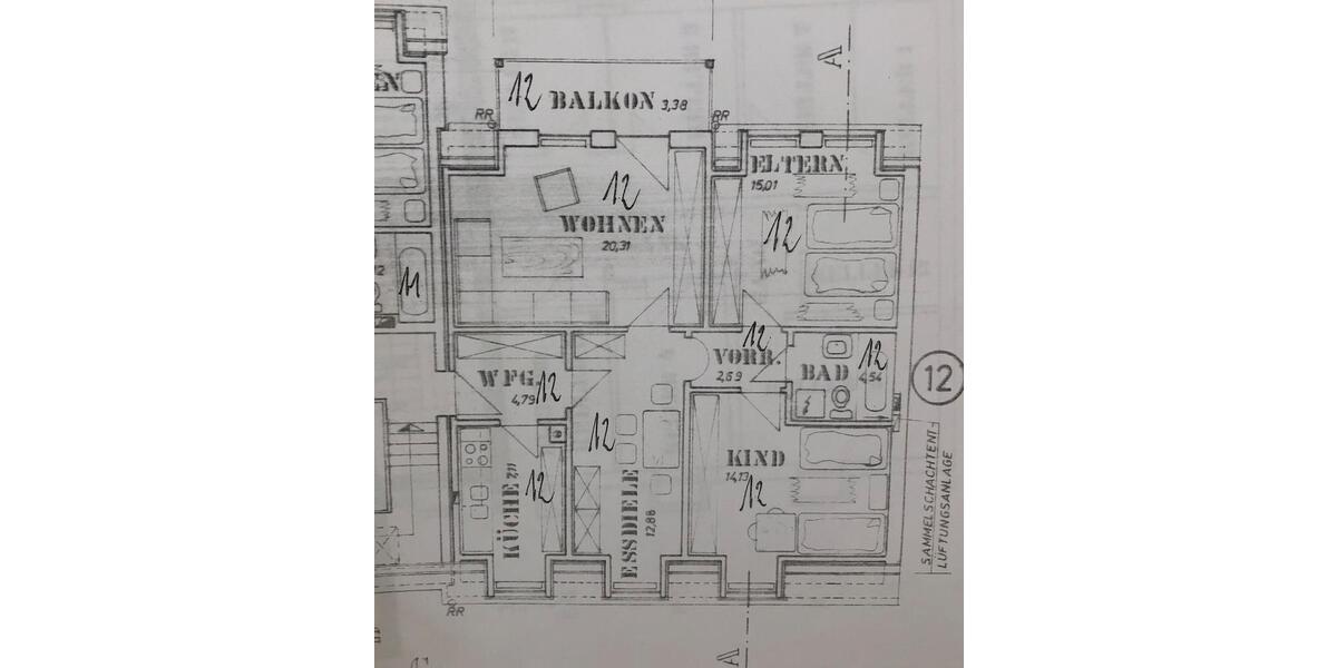 Dachgeschoßwohnung Geiselhöring - 3.5 Zimmer, 84 m&sup2;, 780&euro; | Angebot:25907817