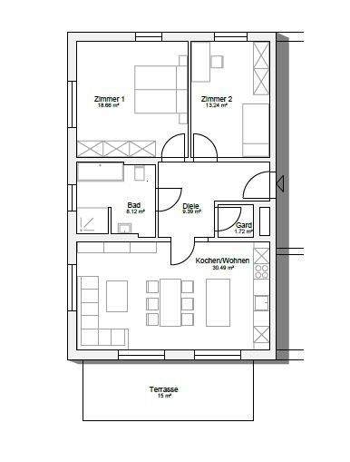 Etagenwohnung Pentling Großberg - 3 Zimmer, 89 m&sup2;, 459.800&euro; | Angebot:25704962